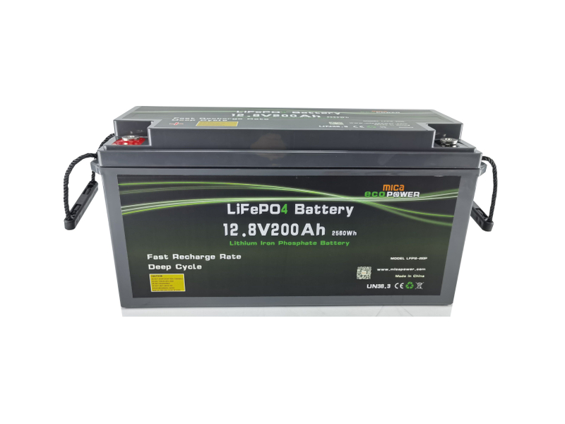 Batterie CE/Un Approved Over 6000 Cycle 12V 200ah 2560wh Lithium Phosphate Battery for Truck Camping Car E-Bike Solar Boat