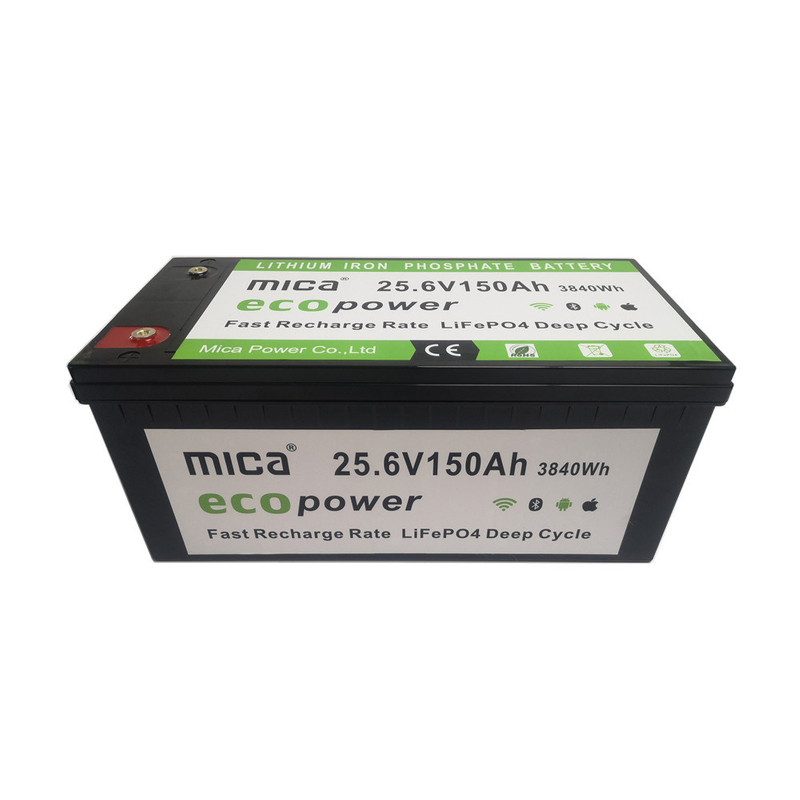 Factory Price Mica 24V/25.6V 150ah LiFePO4 Lithium Iron Phosphate Lithium Ion Battery Pack with Over 15 Years History