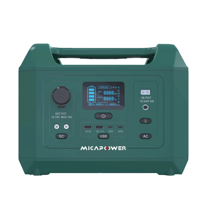 Mica 1000W Lithium Battery Bank LiFePO4 Cell Camping Solar Generator Echargeable Portable Power Station for Outdoor with CE