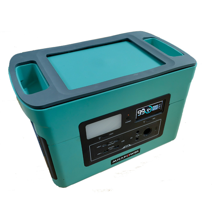Mica USB Type-C DC AC 600W 1000W Generator Portable Power Station for Camping with CE