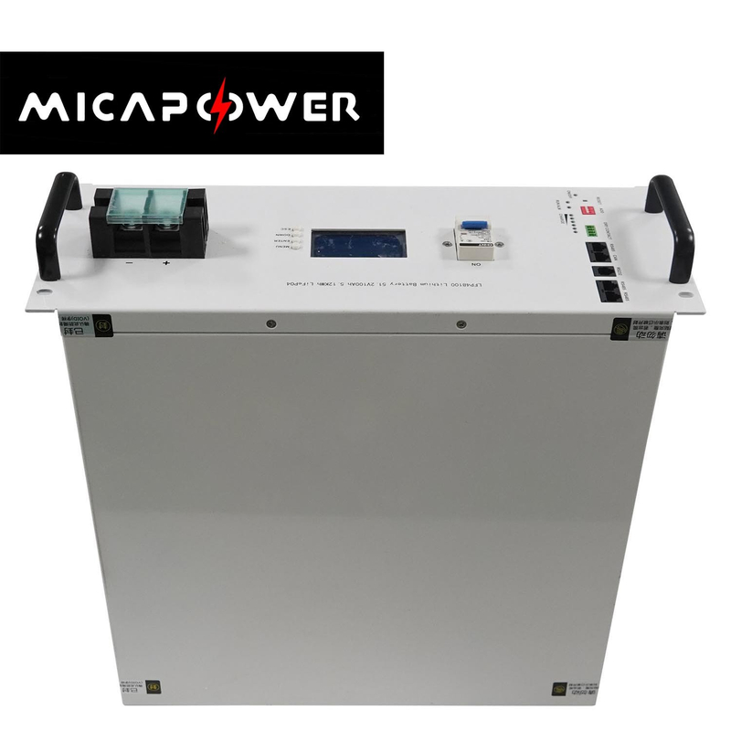 Mica Factory OEM Solar Battery Batterie 48V 100ah 45kg with BMS / CE/ Un38.3/ MSDS Lithium Phosphate Iron Battery for Solar Energy Storage System
