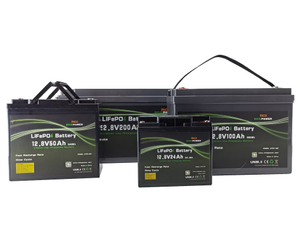 Lithium Battery Solar Battery LFP LiFePO4 Battery Pack 12.8V 100ah 200ah 300ah Lithium Ion Batteries for Backup Energy Storage