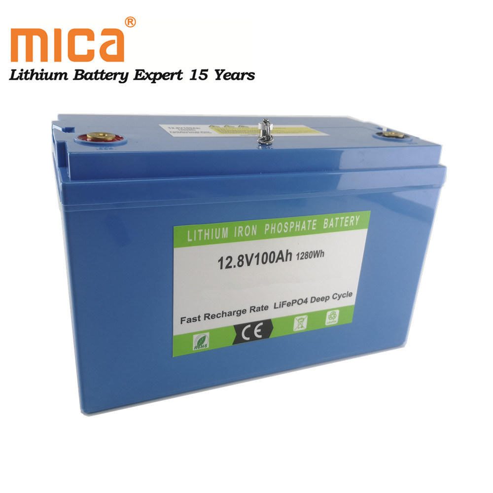 12V 12.8V 100ah Lithium Ion Battery Pack Energy Storage Battery for off-Grid Solar System