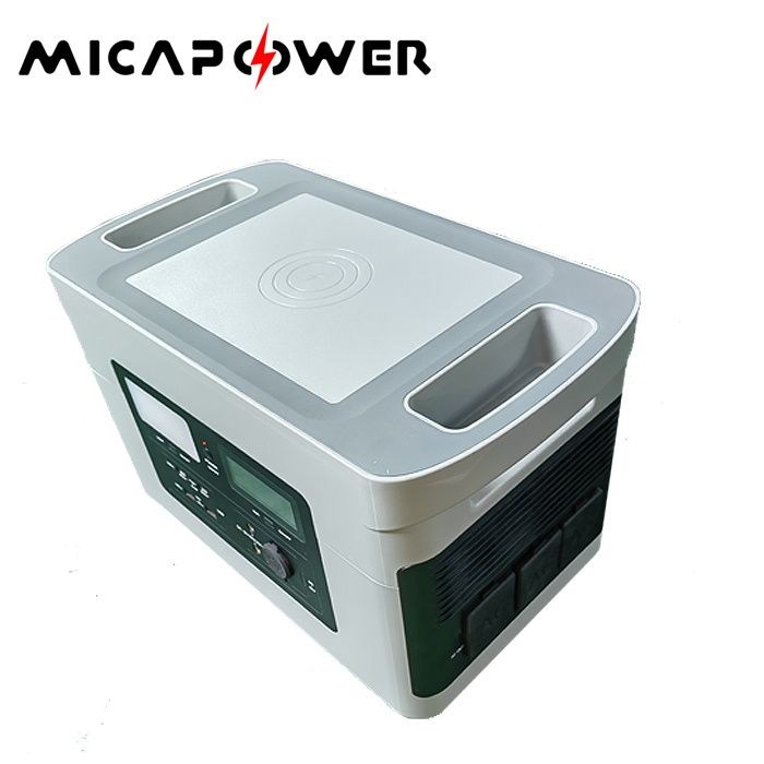 Mica 1kw Generator Portable Power Station LiFePO4 Lithium Cell Camping Solar Generator Echargeable Power Station USB Type-C DC AC 1024kwh Lithium Battery Bank