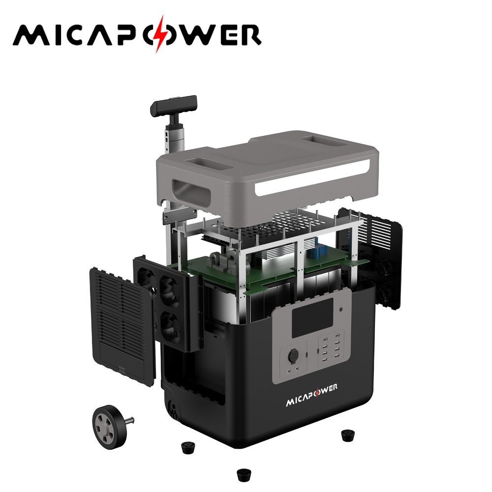 3600W 3.68kwh Parallel Lithium Battery Portable Power Station for Home Energy Outdoor Energy