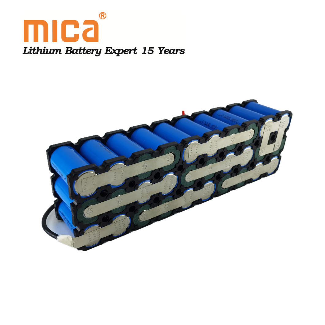 Customized Rechargeable Cylinder/Cylindrical 32700 15s2p 48V 36V 24V 12V 12ah 24ah Lithium Ion/Li-ion/Li Battery Pack with/Without Connectors Wires