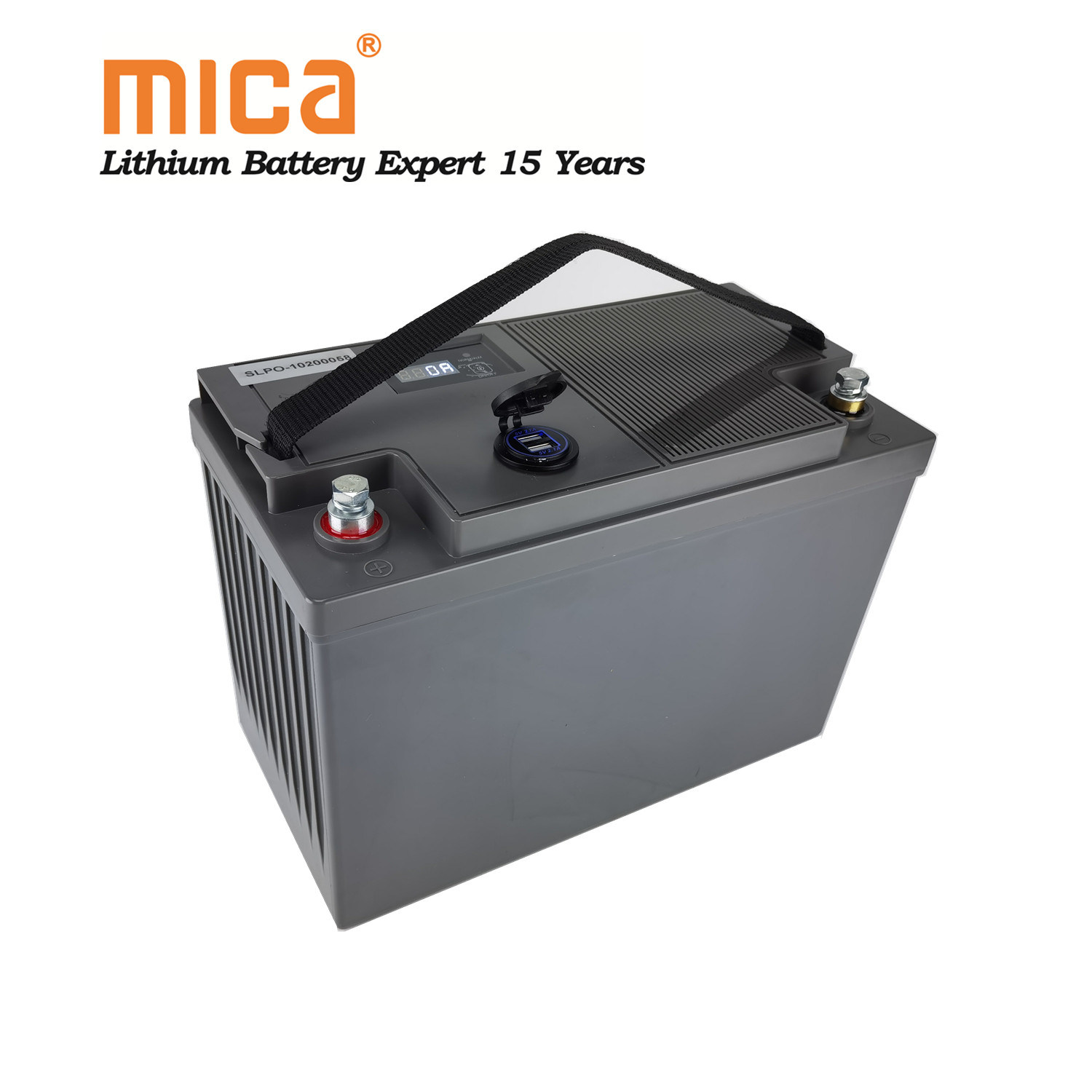Mica 12V 100ah Li-ion LiFePO4 Phosphate Battery Storage Systems with BMS