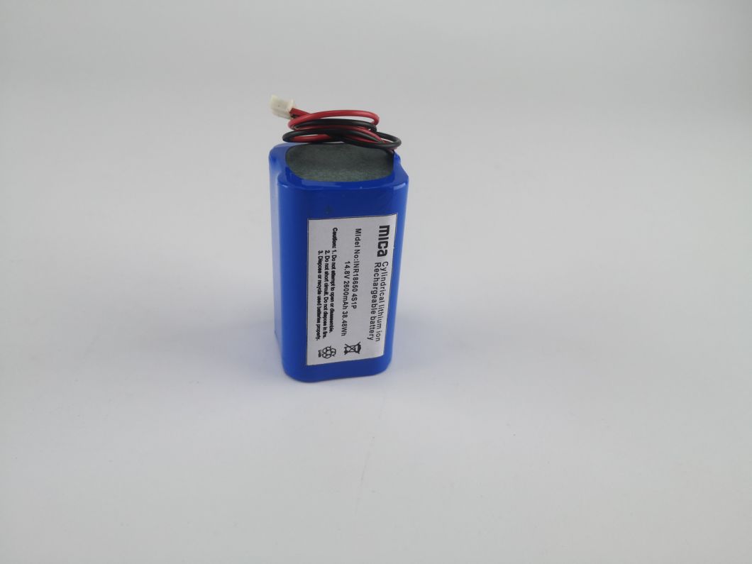 18650 4s1p 14.8V Li-ion Battery Pack Monitor Battery 3.7V Lithium Battery Eve Rechargeable Lithium Ion Battery for Robot