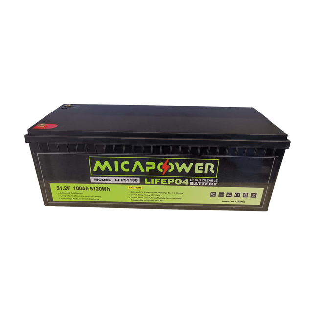Mica Lithium Solar Battery 48V 10kwh 100ah LiFePO4 Solar System Lithium Ion Storage Battery