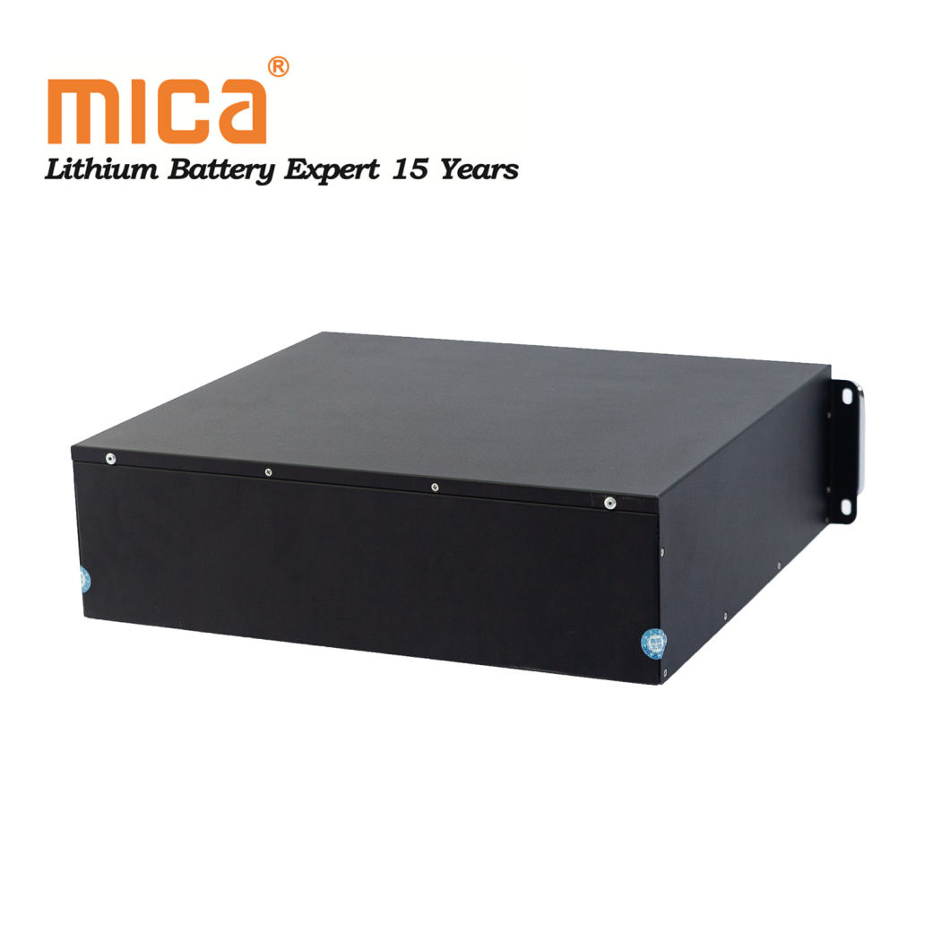 Mica 5kw 10kw 48V 51.2V 100ah Deep Cycle Solar Battery Iron Rechargeable UPS Lithium Battery for Home Solar Energy Storage System