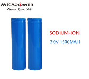 Natrium-Ion Batterij Cel 18650 3.0V 1300mAh Oplaadbare Power Batterij Voor Elektrische Skateboard Elektrische Gereedschappen Flashligh Sodium Ion Battery