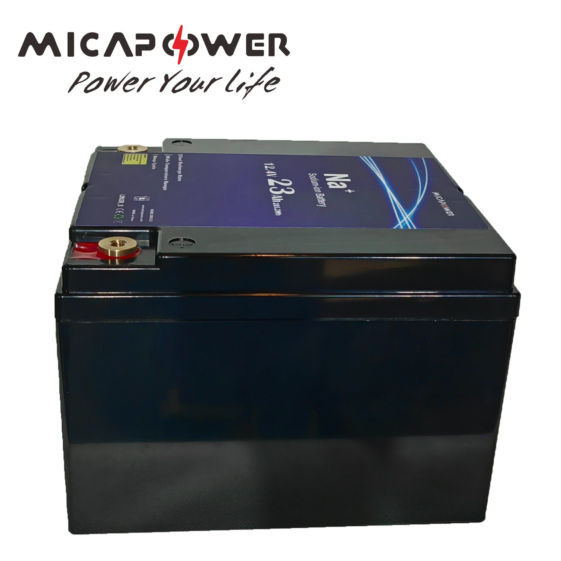 Mica Customize 12V 12.4V 23ah 200ah New Product Double Use of Catl 12V 100ah Sodium Ion Battery for Golf Cart/Solar System/Forklift/Telecom