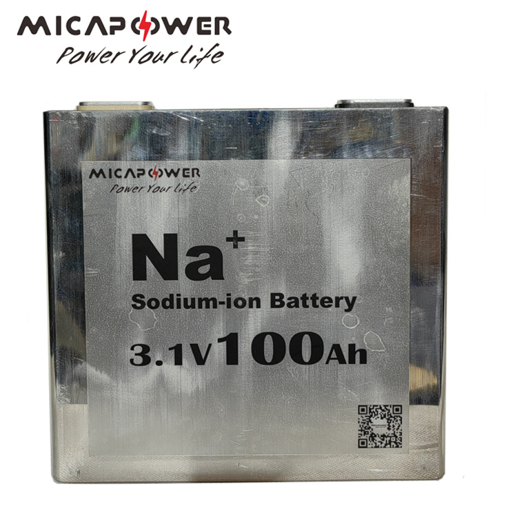 Mica Factory Solar Cell Prismatic Sodium Ion Battery 3.1V 100ah Na Ion Battery Cell for Energy Systems