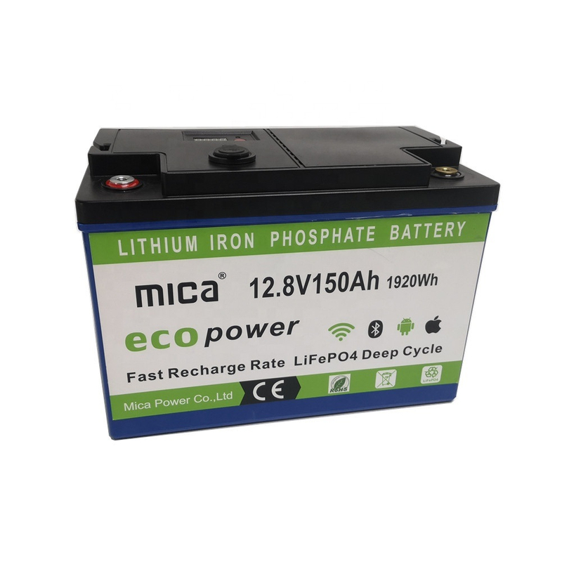 Rechargeable Battery Built-in BMS Long Cycle Life Battery Customizable Lithium 12V 150ah