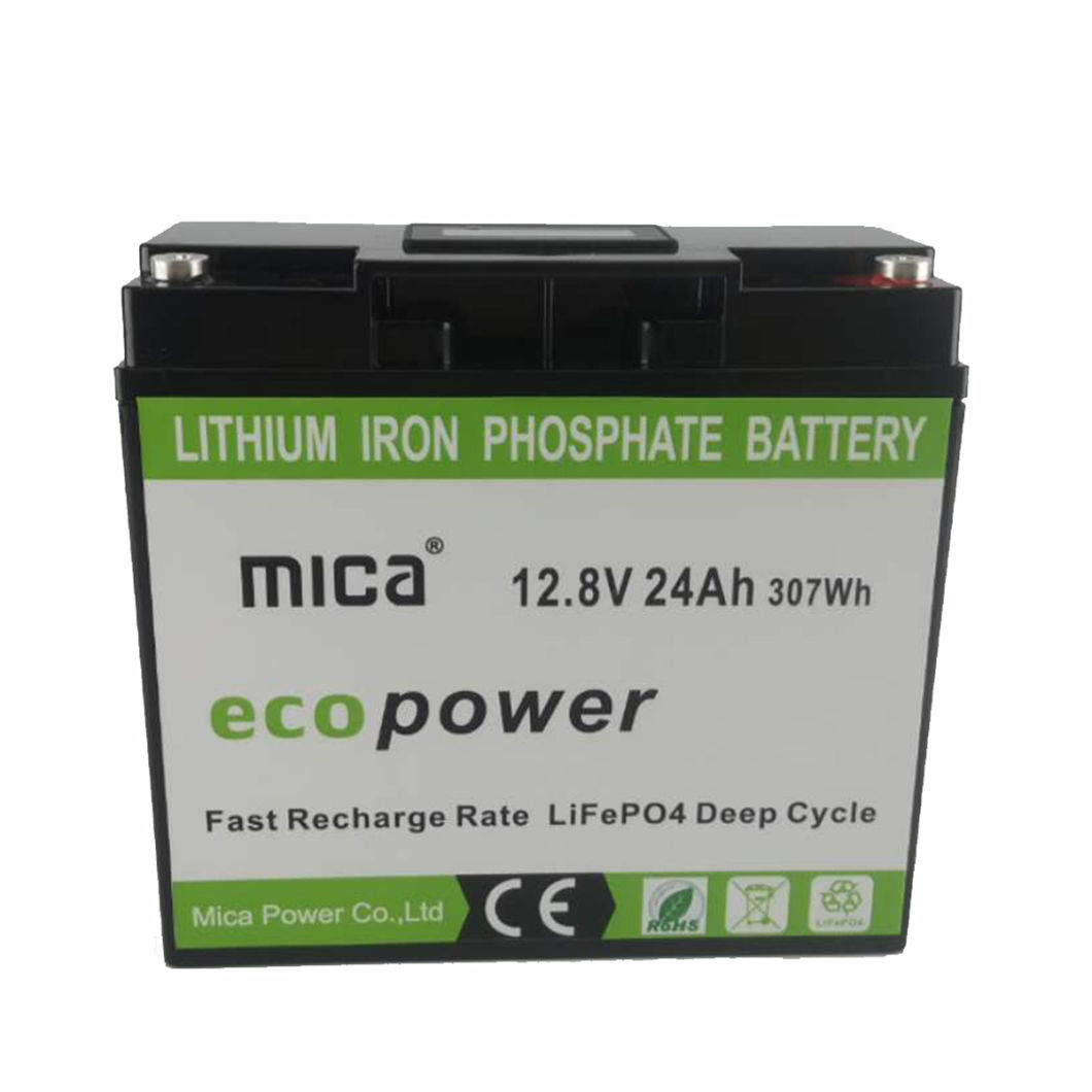 Factory Price 12V 12 Volt 24ah LiFePO4 Battery Lithium Ion Battery Deep Cycle for Solar Energy Storage System Solar Street Light RV PV