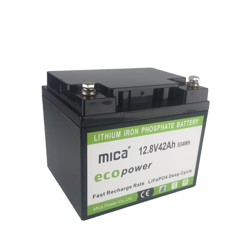 12.8V Deep Cycle Sunlight UPS Battery 12V 42ah Rechargeable Lithium Iron Phosphate Battery Pack