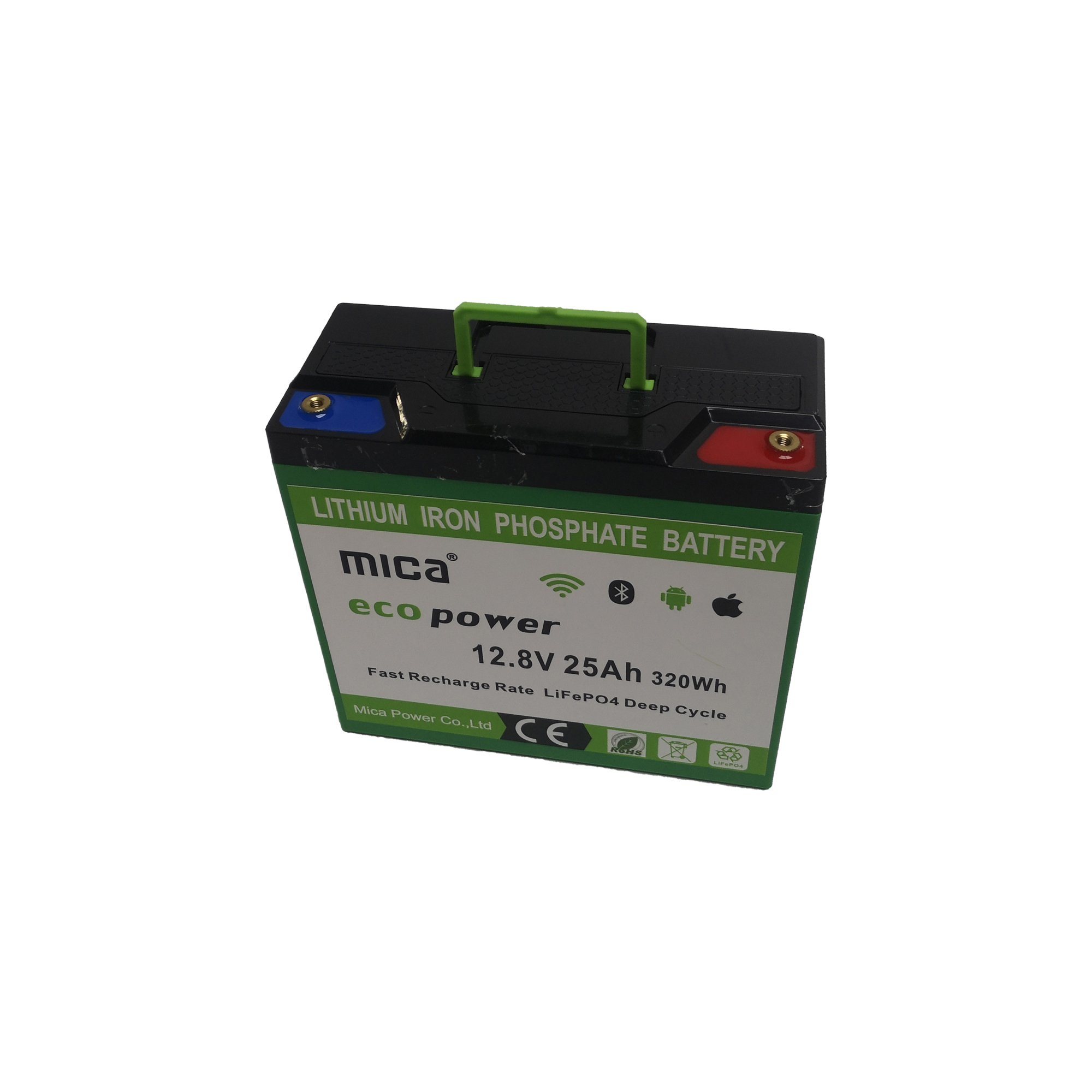 Deep Cycle Solar Rechargeable 12V 25ah LiFePO4 Battery for Golf Cart/UPS/Telecom/5g Base