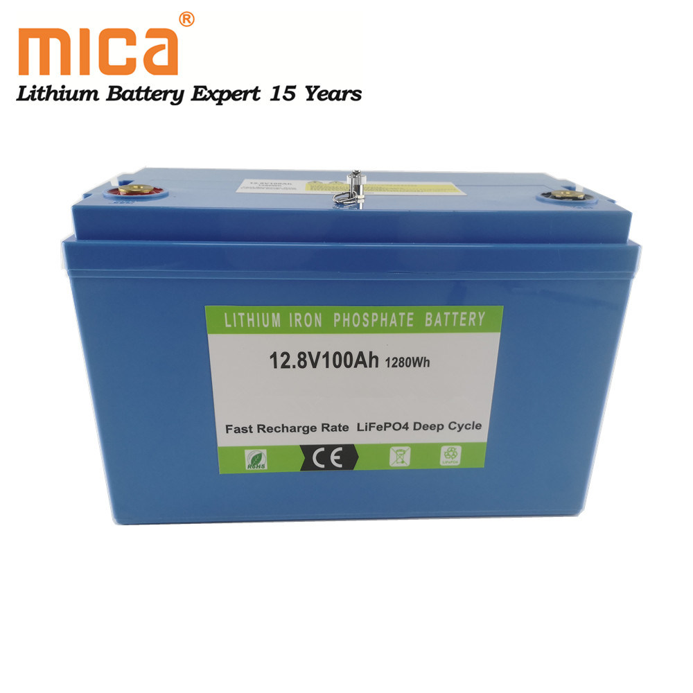 15 Years Design Life 12V 100ah Solar Energy Storage Lithium Ion Battery Pack 12.8V 100ah LiFePO4 Battery Pack