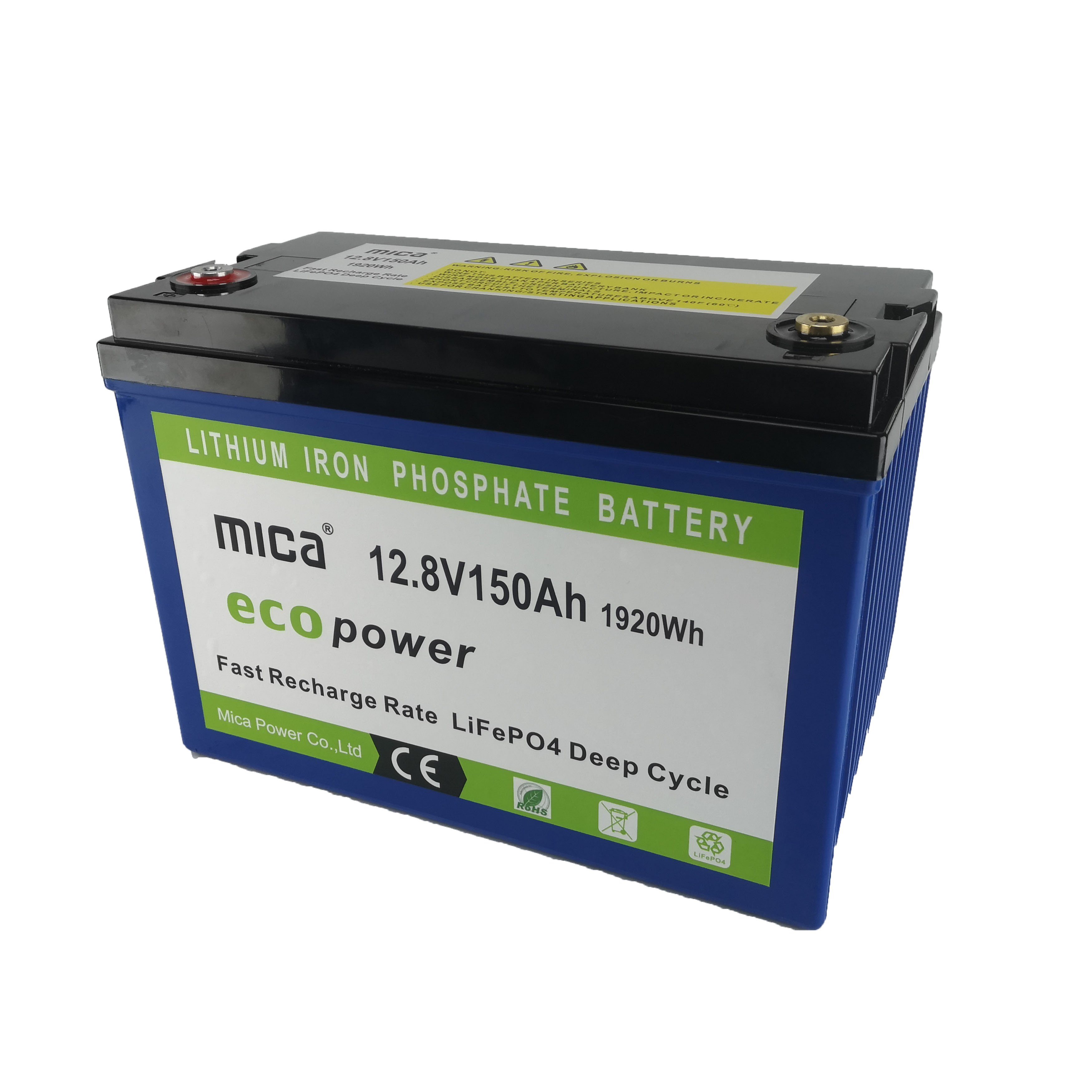 12V 150ah LiFePO4 Battery Pack Lithium Battery Rechargeable Deep Cycle with BMS for Solar Energy Storage System Solar Street Light UPS PV