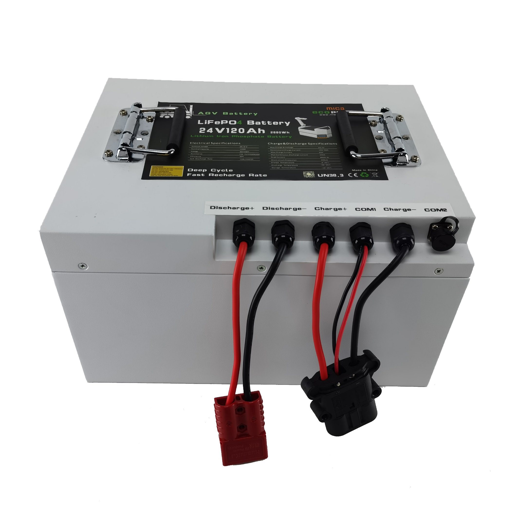 5 Year Warranty CE Un38.3 Deep Cycle Long Life LiFePO4 Battery Pack 24V 200ah Agv Forklift Lithium Battery Pack