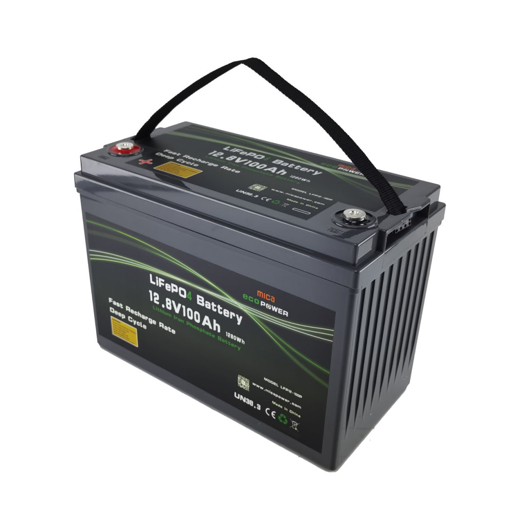Power 12V 100ah LiFePO4 Lithium Iron Phosphate Deep Cycle Car Battery Marine Solar RV Batteries