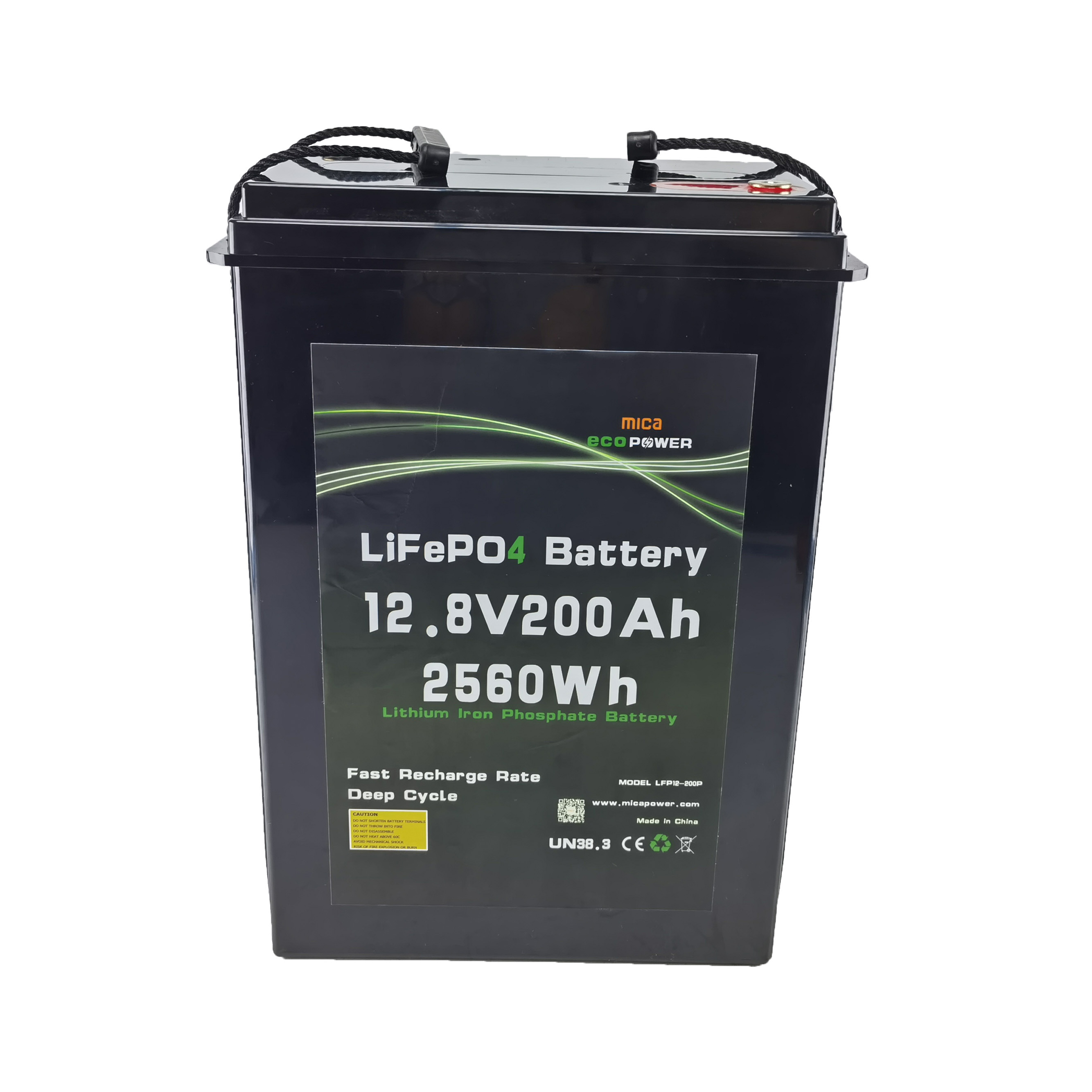 Manufacturer Supply Deep Cycle 12V 200ah LiFePO4 Battery Lithium Ferrous Lithium Phosphate Battery for Camper Van RV Battery Solar Energy System RV