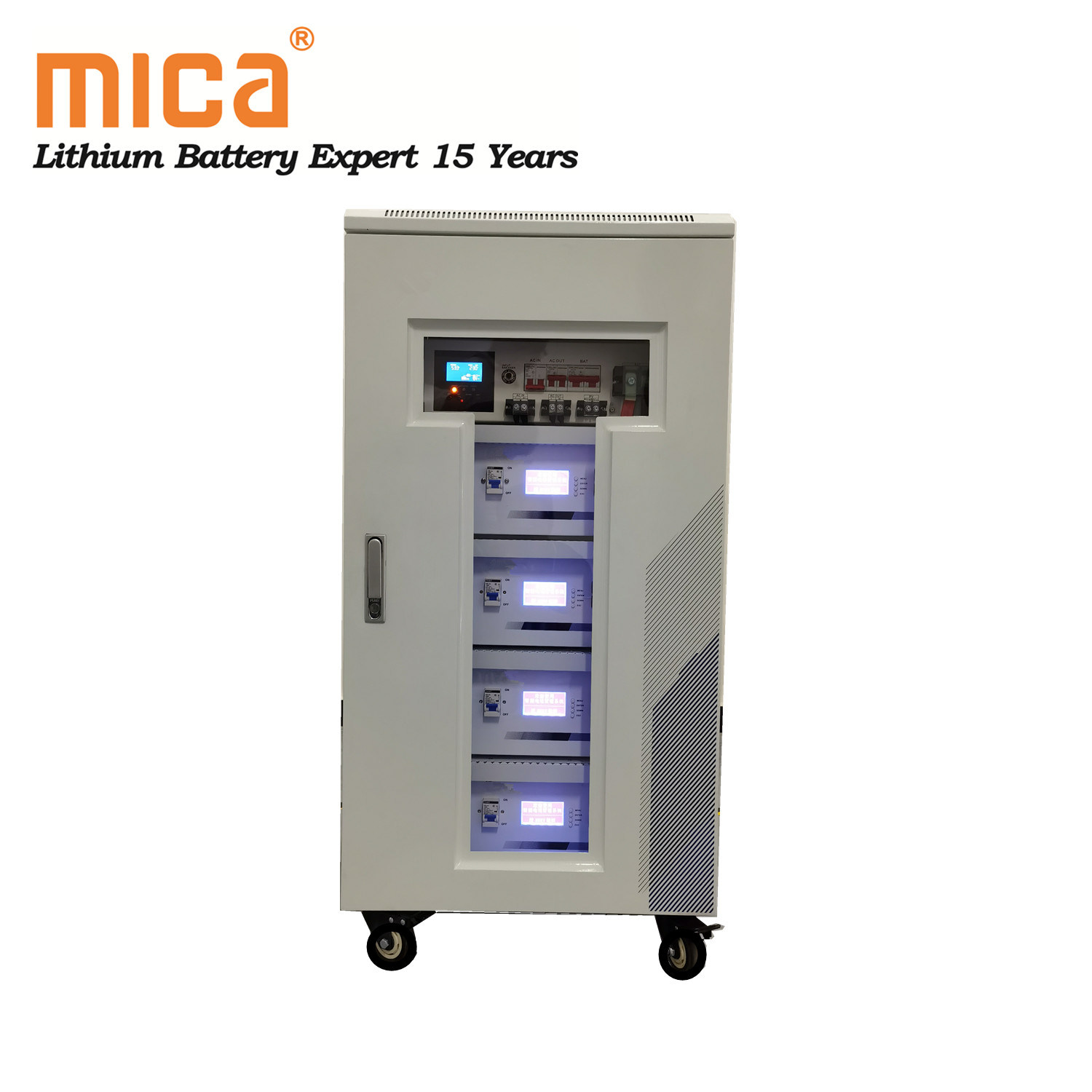 5 Year Warranty Offgrid 20kwh Packable Energy Storage UPS Backup Battery 48V 100ah Lithium Ion Battery Cabinet MPPT Solar Panels