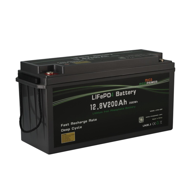 ISO9001 Factory CE Un38.3 12V 200ah 12V Solar LiFePO4 Lithium Battery 12volt RV Lithium Ion Batteries