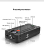 Factory ISO9001 China 12V 12000mAh Multi Function Automobile Emergency Starting Power Supply Jump Starter Car Booster Battery with Compass High Capacity
