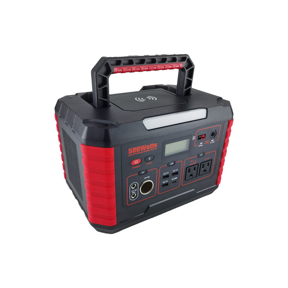 500W Big Capacity Power Storage Outdoor Using Power Station with LED Light