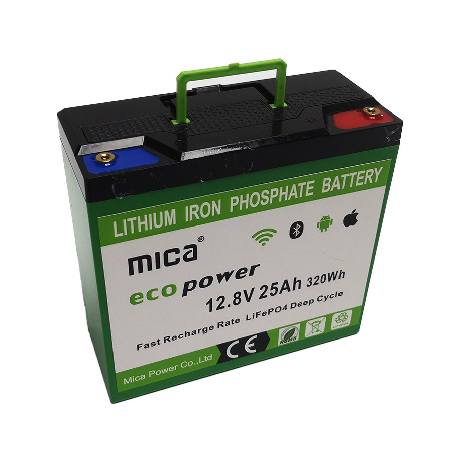 Factory Price 5 Years Warranty Rechargeable LiFePO4 12V 25ah Lithium Ion Battery for Solar System