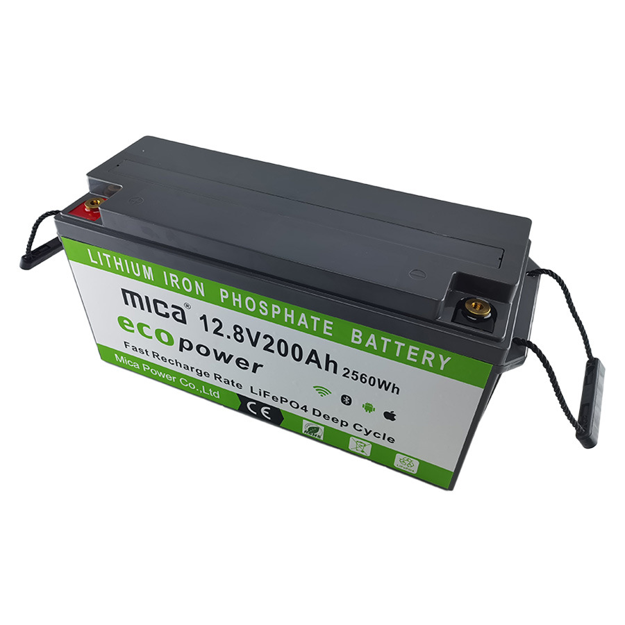 Wholesales 12V 200ah LiFePO4 Battery Lithium Solar Battery for Solar Energy Storage System RV PV Backup Golf Cart Boat Backup 5kwh 10kwh with CE Certificate