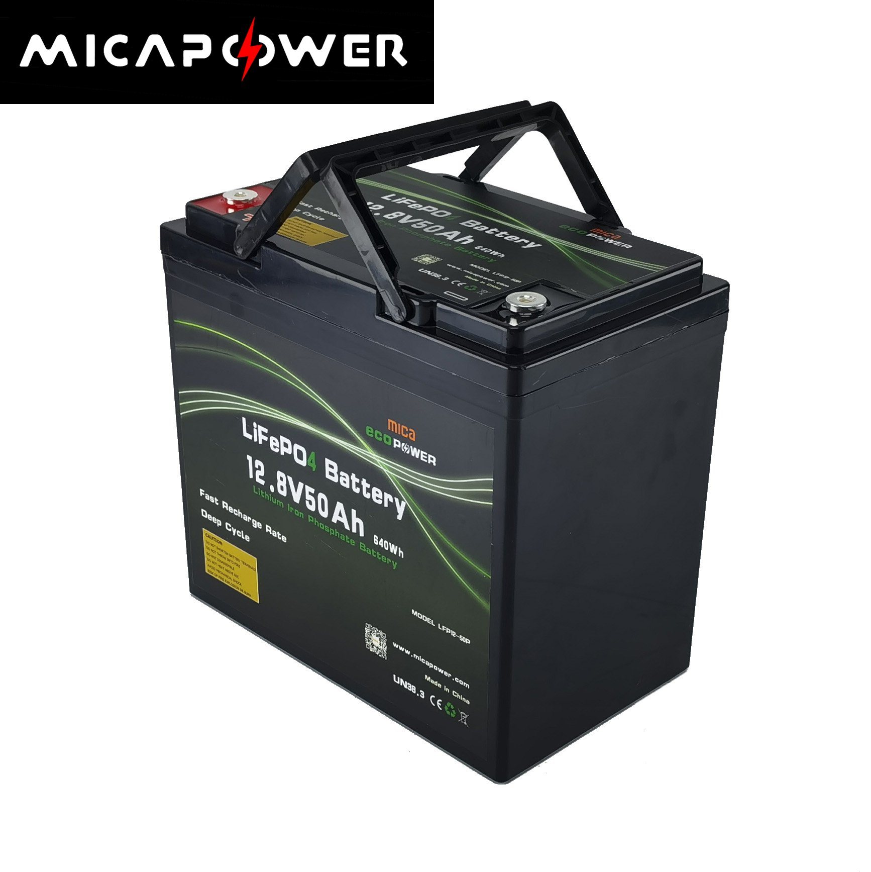 2024 12V 50ah 640wh Waterproof Lithium Battery for Three Wheel Motorcycle Electric Cargo Tricycle