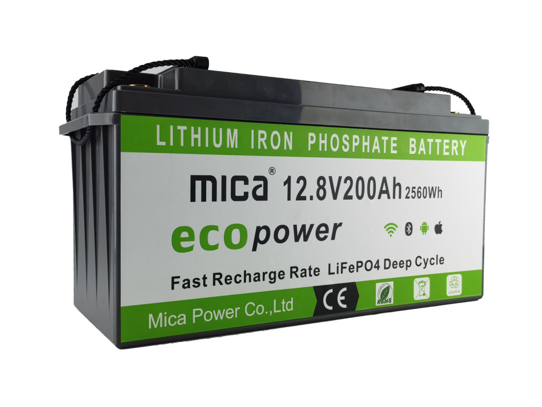 Factory Direct 12V 200ah LiFePO4 Battery CE Un38.3 Recreational Boat Yacht Lithium Battery 12V