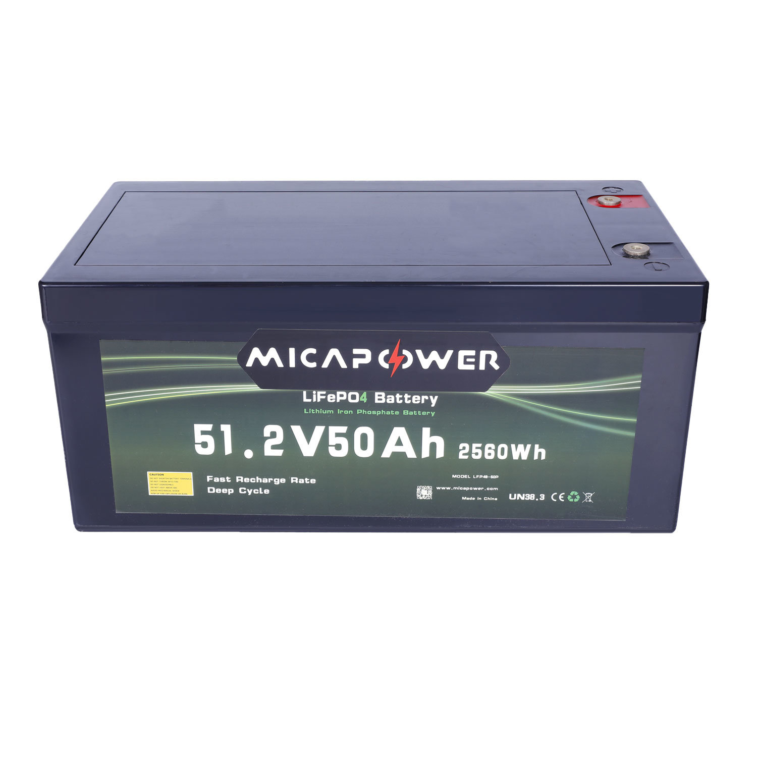 Waterproof LiFePO4 Battery 48V 50ah 2-Seats Golf Cart Lithium Battery Pack 51.2V 50ah Lithium Golf Kart Battery