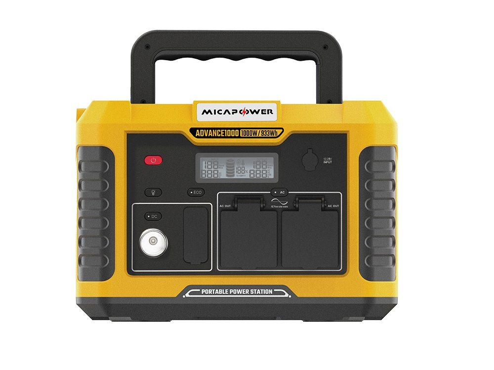 Advance1000 Mika-Portable Power Bank Power Station Outdoor Rechargeable Emergency Power Station LiFePO4 Lithium Battery Bank