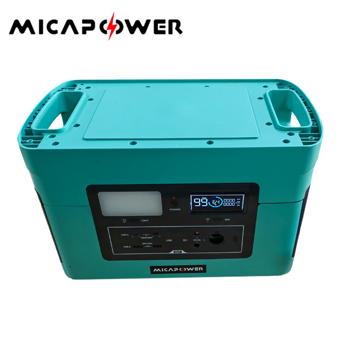 Mica 1000W USB Type-C DC AC 1000W Solar Generator Echargeable Portable Power Station for Camping with CE