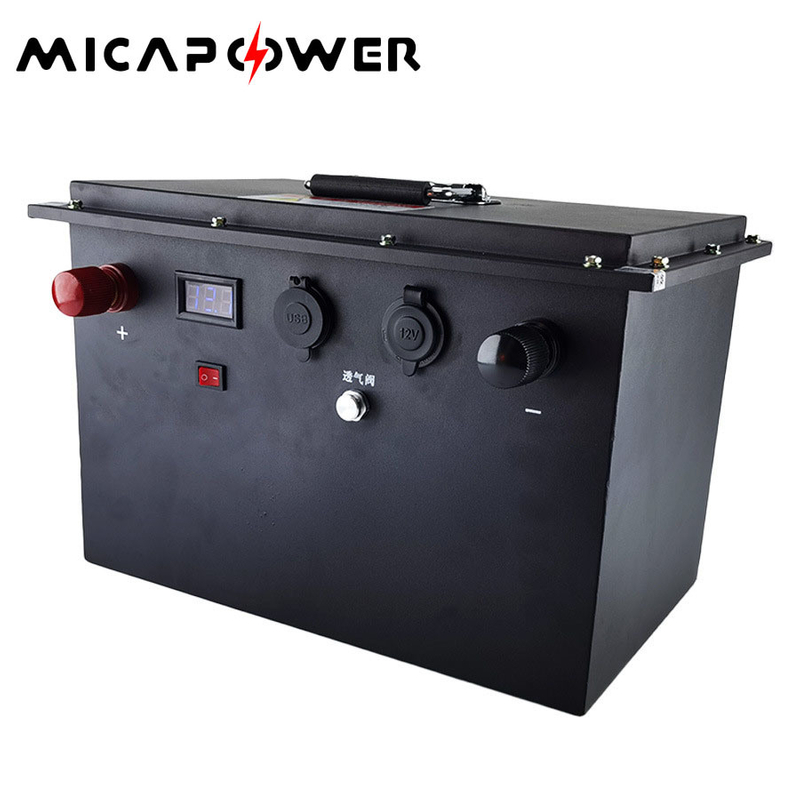 Mica 12V 12.8V 200ah Lithium-Ion Battery Pack Batterien Rechargeable LiFePO4 Battery for Golf Carts/Electric Vehicels/RV/Caravan/Ess