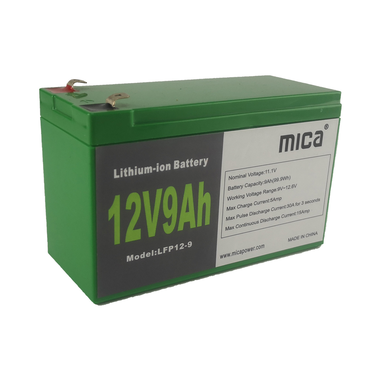 Factory/Manufacturer 12.8V 9ah 12V Lithium Battery Solar Battery for LED/Street Light LiFePO4 Battery Pack with Un38.3/CE/MSDS Certificates
