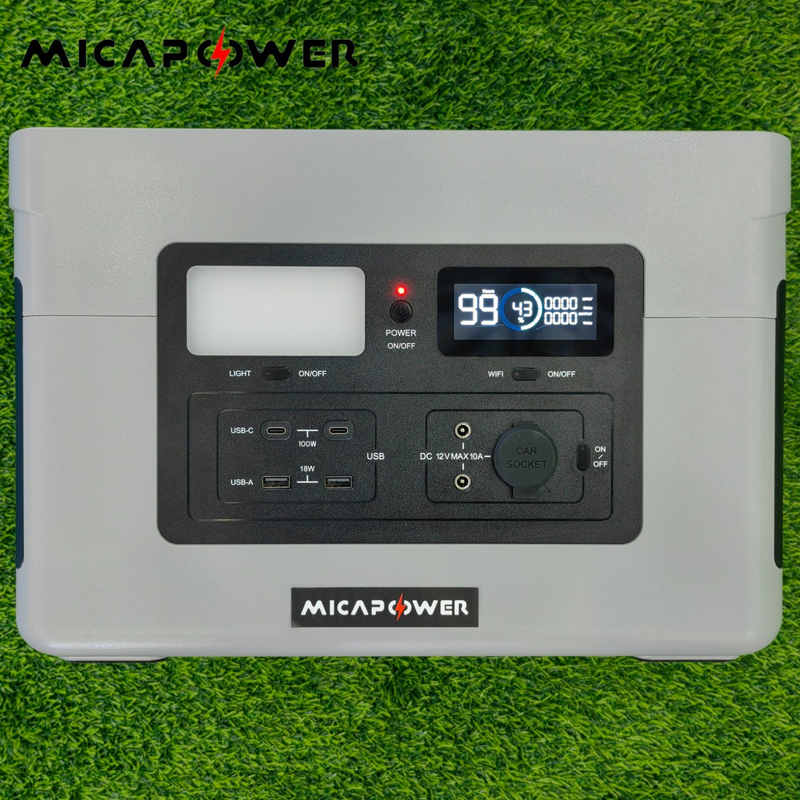 Mica 1000W LiFePO4 Lithium Battery Portable Power Station OEM ODM Energy Storage
