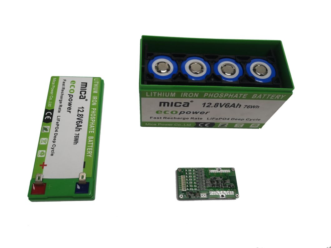 Deep Cycle 12V 6ah Solar Energy Rechargeable Power Storage Battery Pack for RV/Motorhomes/Energy Storage/Power Supply
