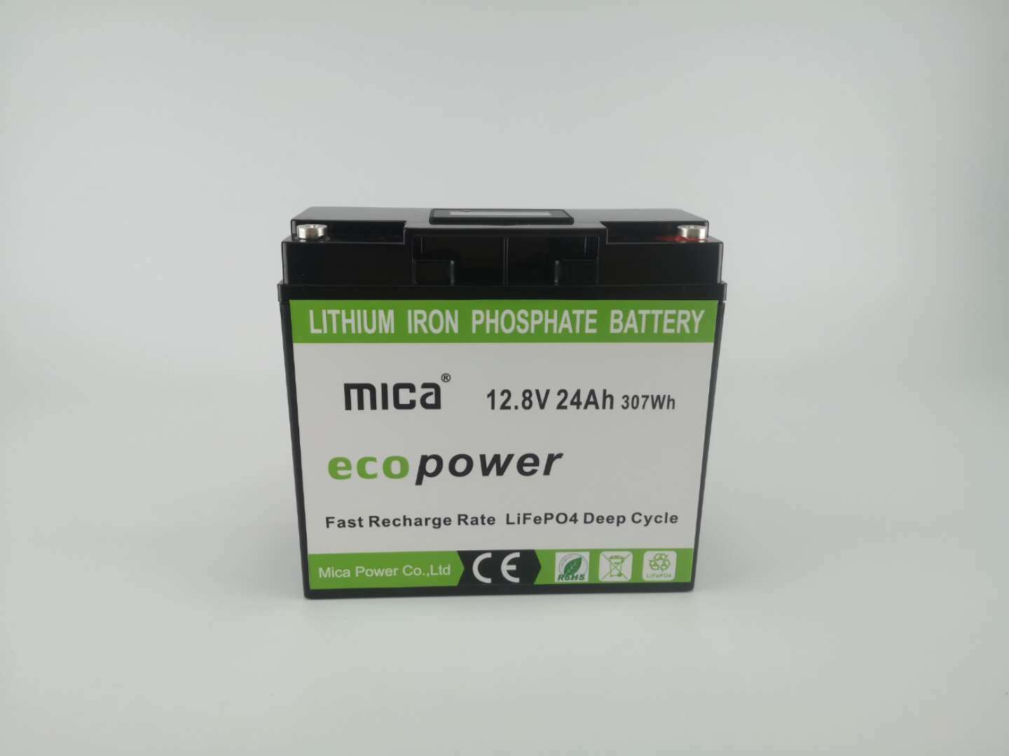 Factory 12V Battery Pack Rechargeable Solar Battery LiFePO4 Battery Customized Deep Cycle 12V 12.8V 24ah Lithium Ion Battery for Golf Carts