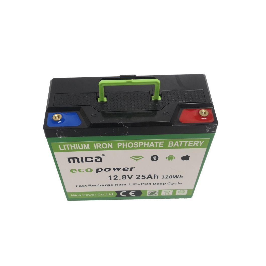 Deep Cycle 12.8V 25ah Lithium Ion Battery Pack LiFePO4 Battery Pack for 12V Electric System Storage