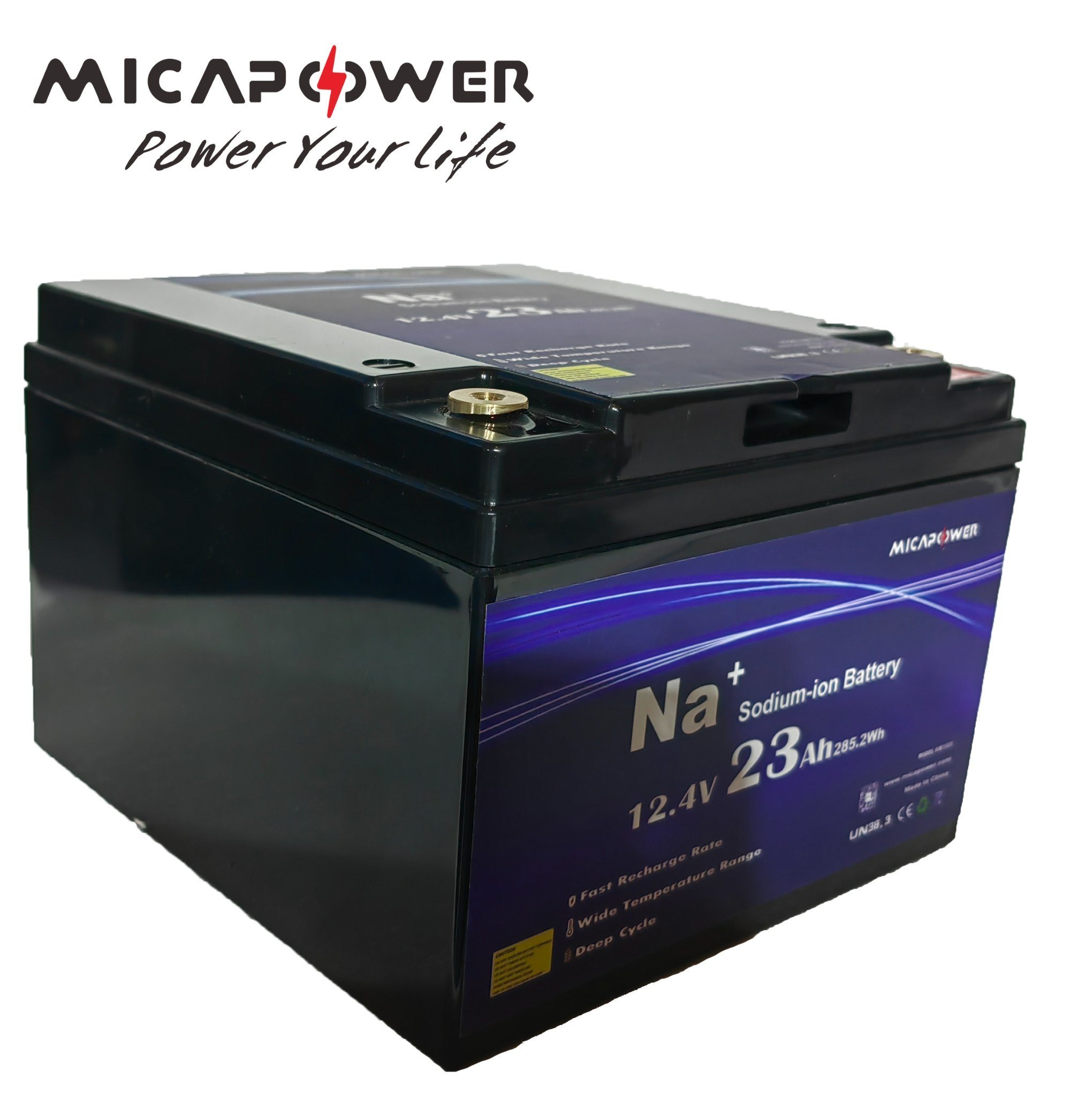 Mica Customize 12V 12.4V 23ah 200ah New Product Double Use of Catl 12V 100ah Sodium Ion Battery for Golf Cart/Solar System/Forklift/Telecom