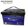 12V 100ah Sodium Ion Cranking Starting Battery Deep Cycle 100ah 12.4V Sodium-Ion Batteries for Solar System Electric Vehicle Auto Starting with Grade a Sib Cell