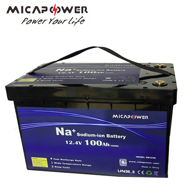 12V 100ah Sodium Ion Cranking Starting Battery Deep Cycle 100ah 12.4V Sodium-Ion Batteries for Solar System Electric Vehicle Auto Starting with Grade a Sib Cell