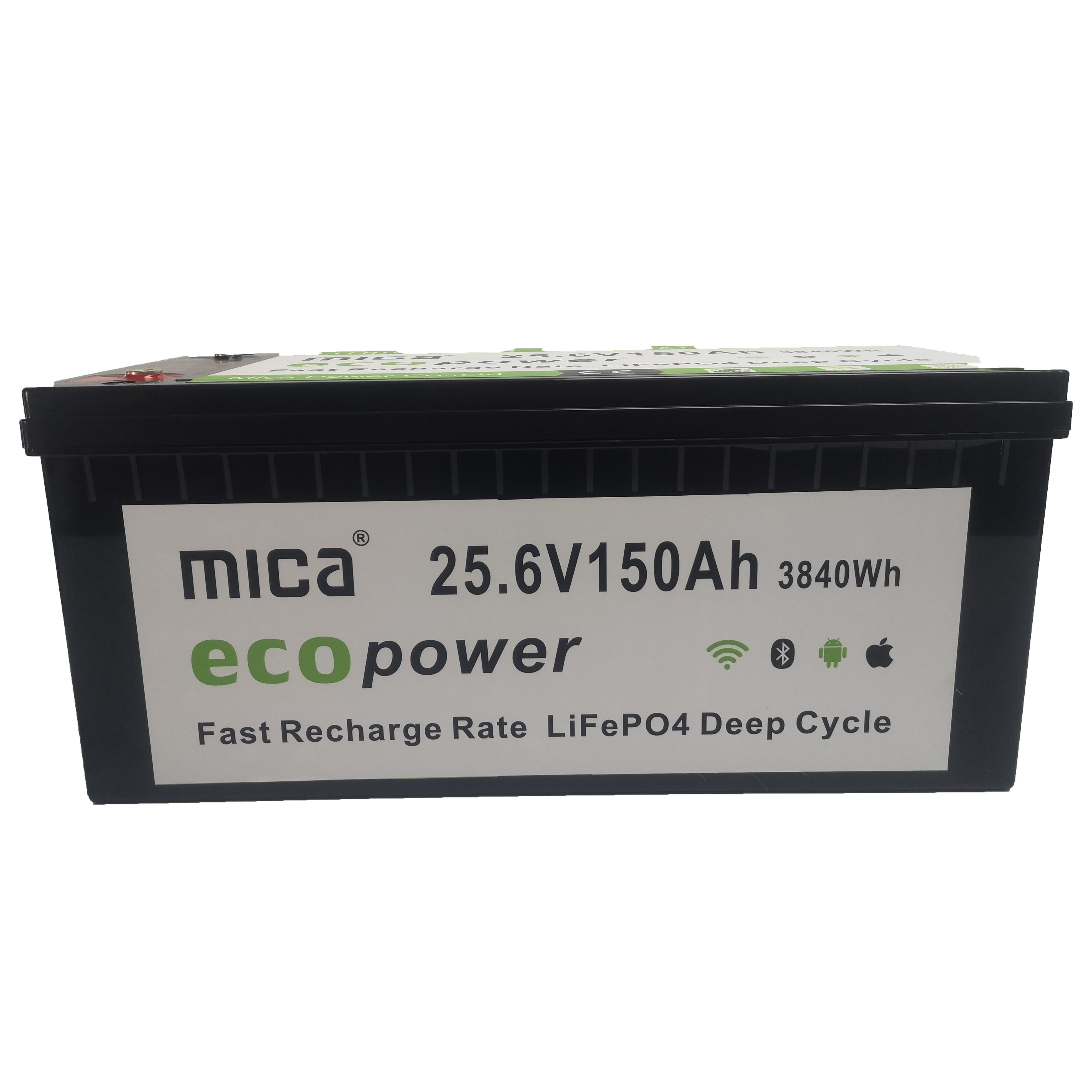 Deep Cycle 24V 150ah LiFePO4 Battery Pack Lithium Ion Battery with BMS for RV PV Solar Energy Storage System Solar Street Light
