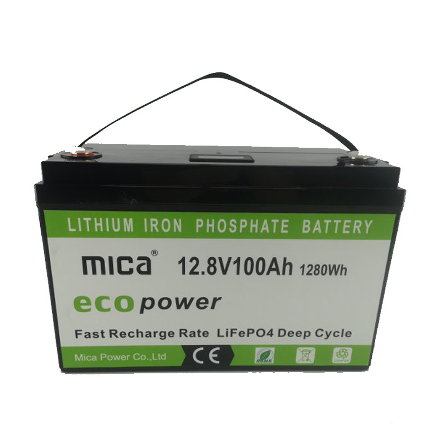 CE CB IEC62619 Saber Solar 12V 100ah Smart Lithium Battery with Management Monitoring System Function BMS LiFePO4 Battery Pack