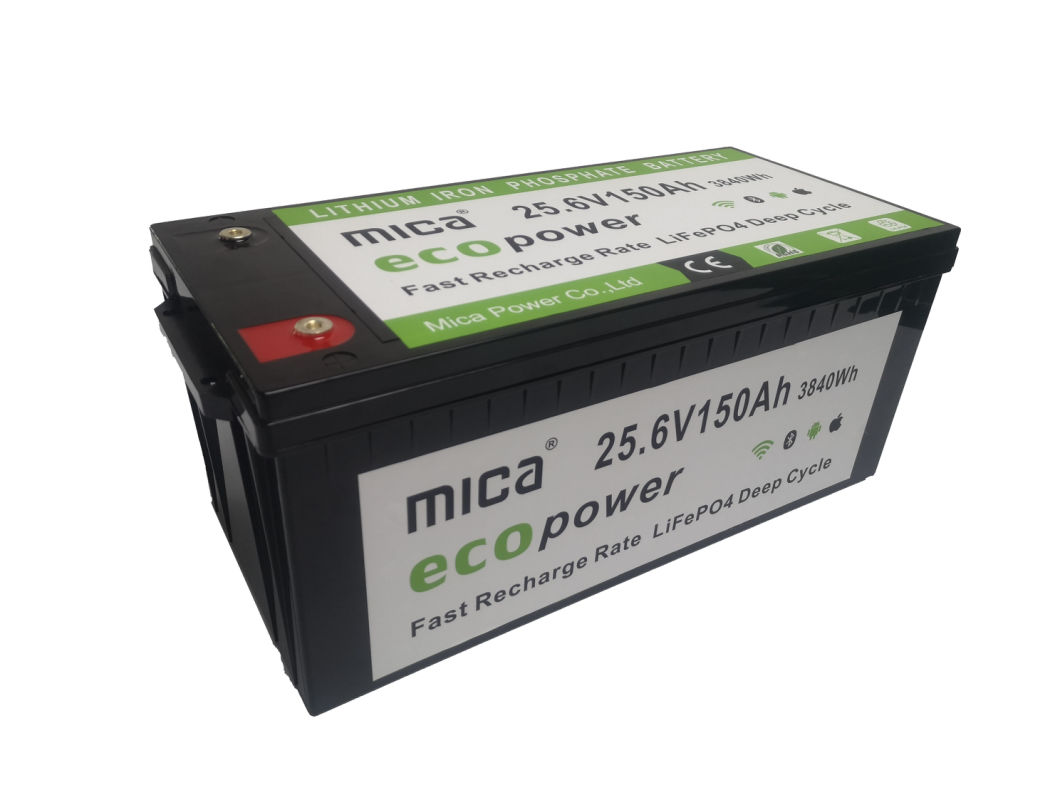 OEM/ODM Available LFP 24V 150ah Mica LiFePO4 Lithium Ion Battery Pack with 6000 Cycles for Solar System