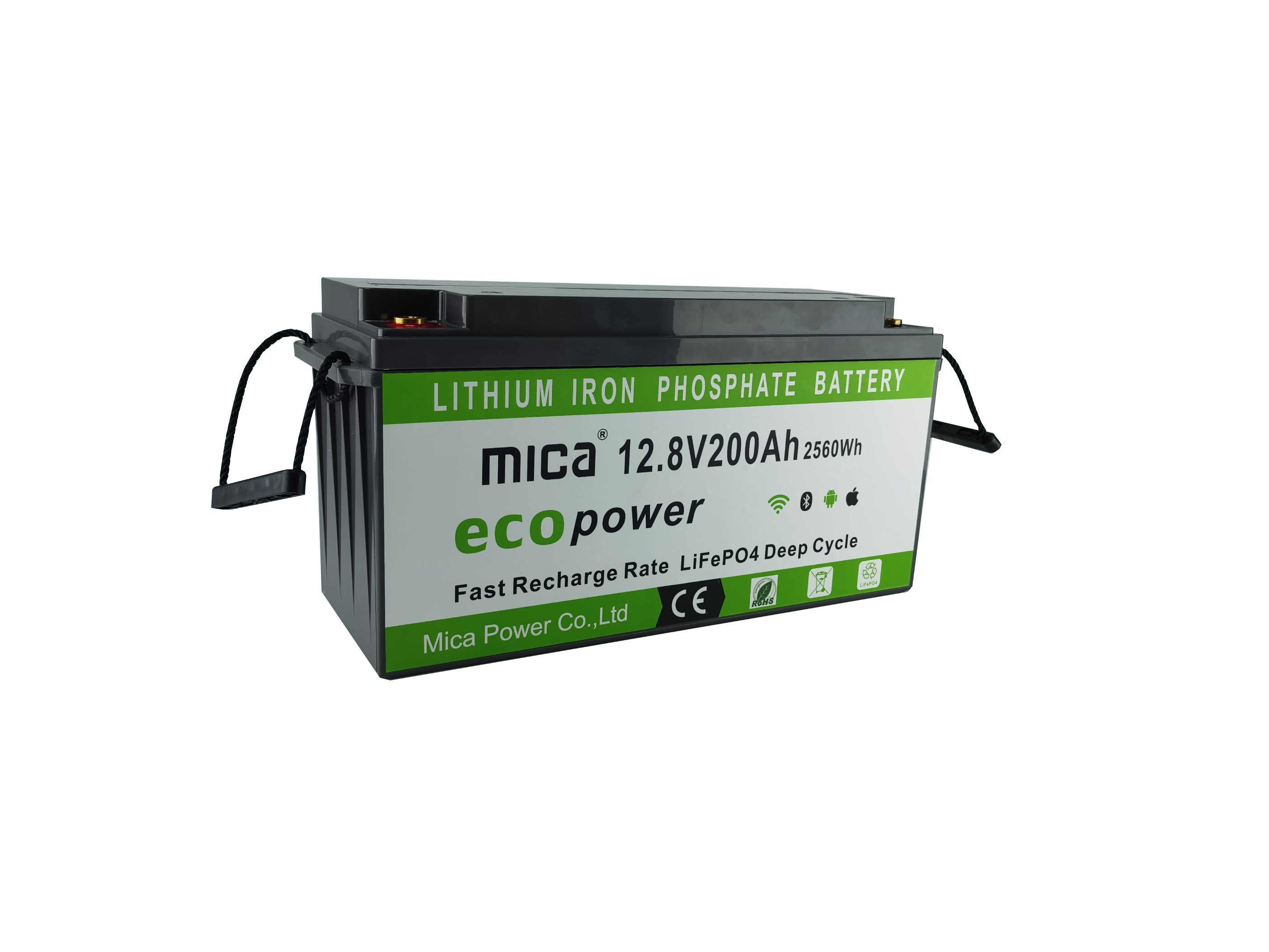 Professional and Reliable Factory Mica 12V 200ah LiFePO4 Battery Pack Lithium Ion Battery with CE/Un3.83 Certification for Solar Storage/Marine/Ess